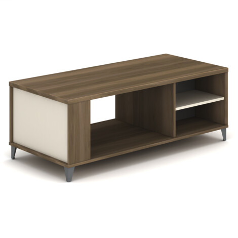 Office Coffee Table; (120x60x45)cm, Light Walnut/Beige 1