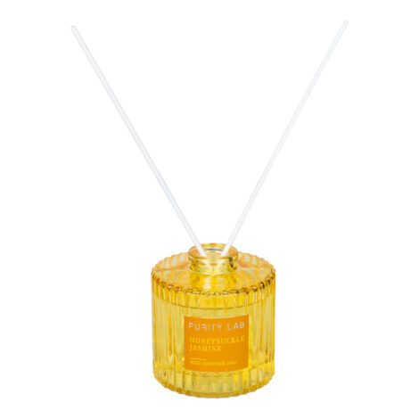 Textured Glass Scent Diffuser: 150ml, Honey Suckle Jasmine 1