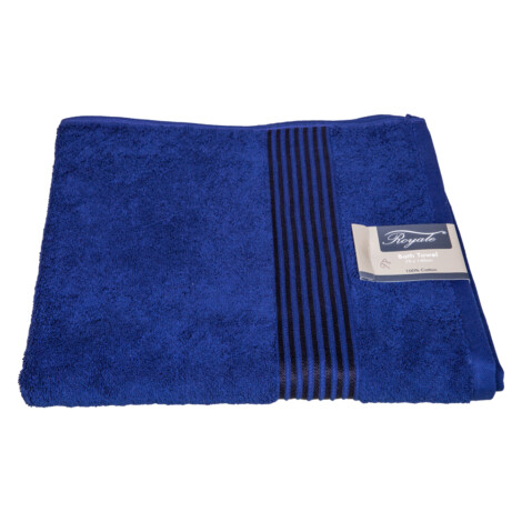Plain Bath Towel : (70×140)cm, Navy 1