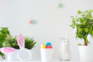 Colored Eggs,Cute,Little,Bunny,Rabbit Ears