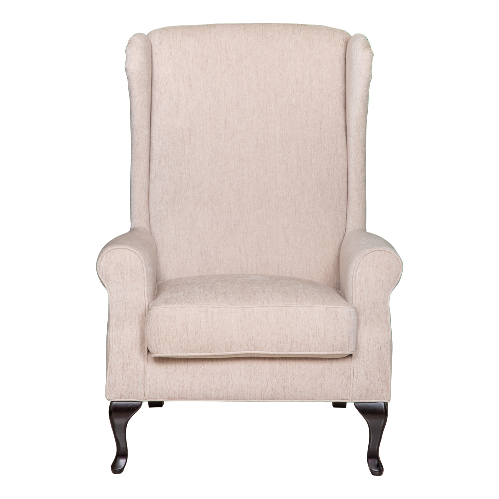 Fabric Arm Chair: 1-Seater; (82×91)cm, Beige 1