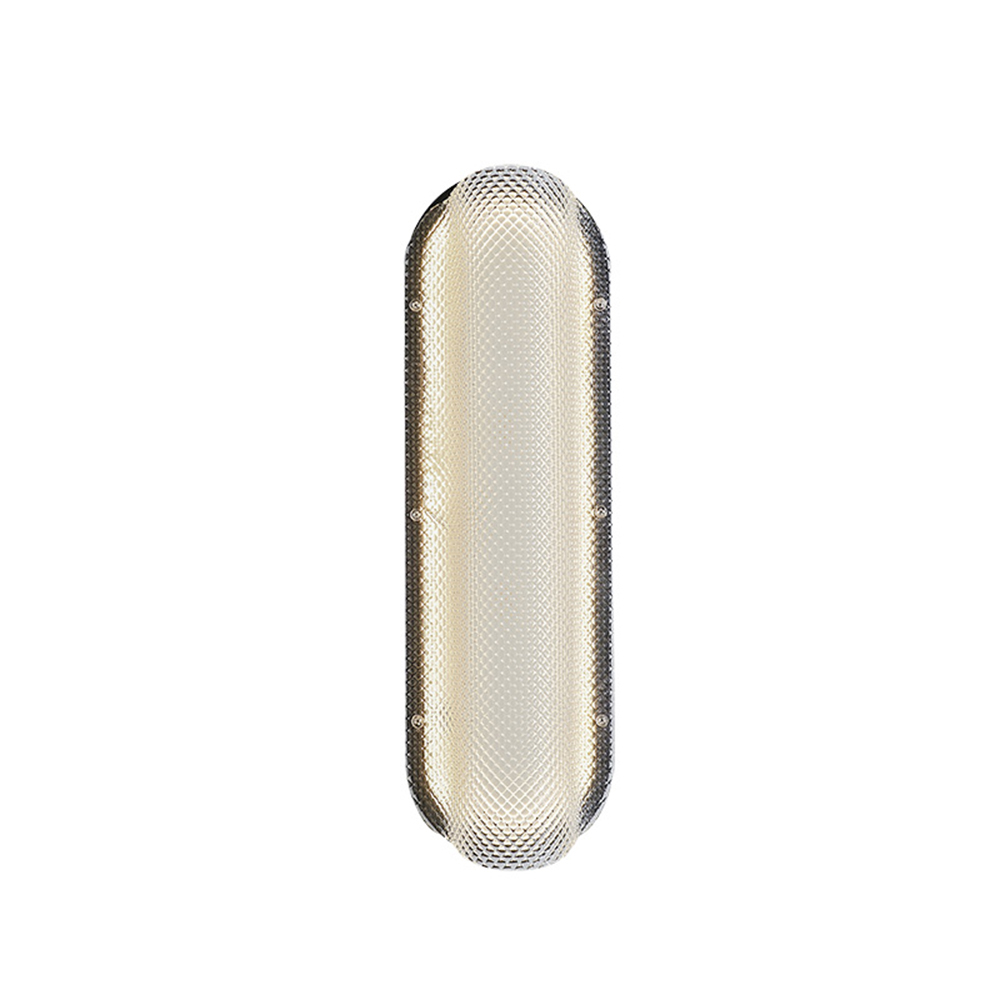Domus: Glass Wall Lamp: E27, (W12xH40)cm, Gold 1