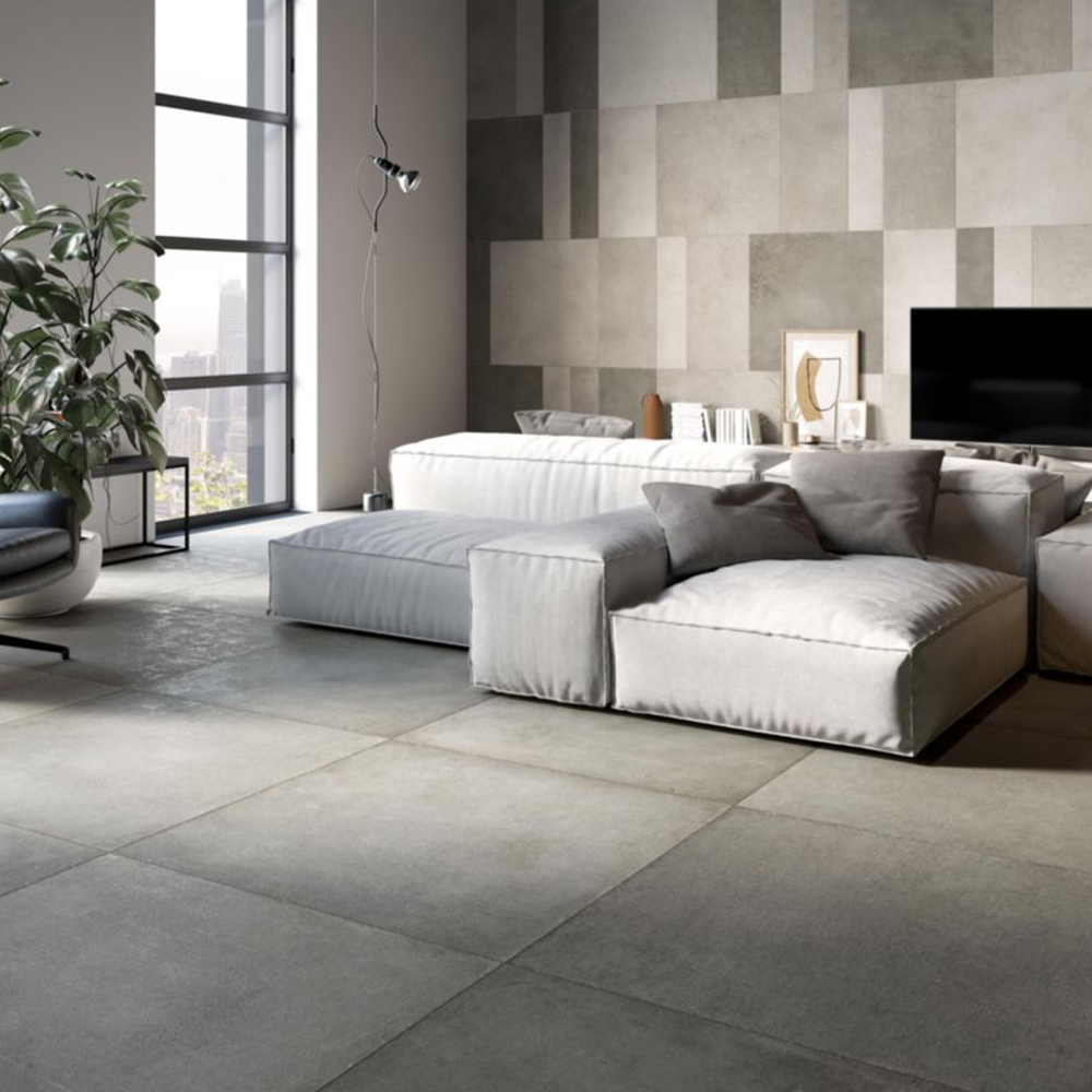 Loft J89031: Matt Porcelain Tile; (60.0x60.00)cm, Grey