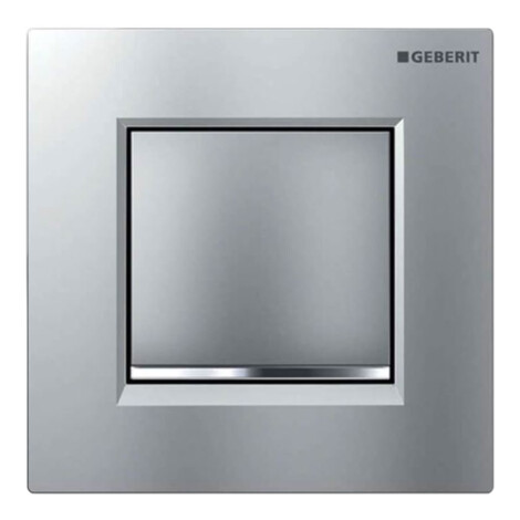 Geberit: Urinal Flush Control With Pneumatic Flush Actuator Plate Type 30, Bright/Matt Chrome Plated  1