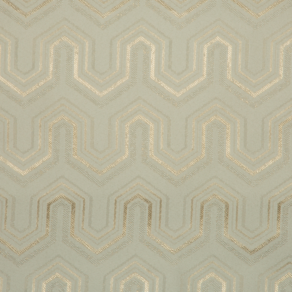 Mozart Texturted Chevron Patterned Polyester Curtain Fabric; 280cm, Beige 1