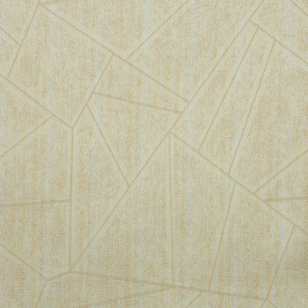 Renfe Textured Geometric Patterns Polyester Cotton Jacquard Fabric; 280cm, Beige 1