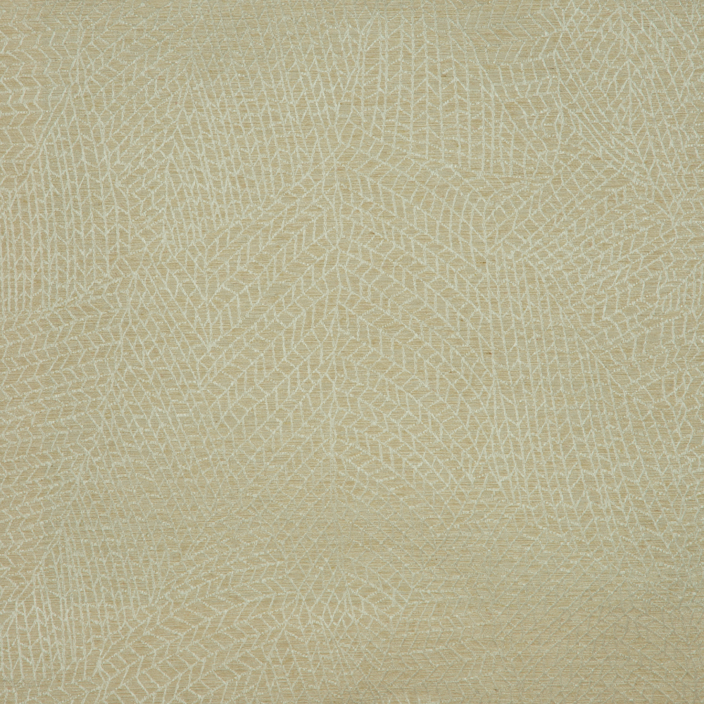Savona Collection Herringbone Pattern Polyester Cotton Jacquard Fabric; 280cm, Beige 1