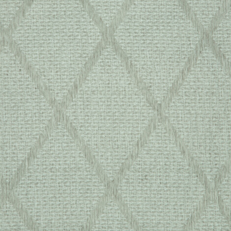 Savona Collection Diamond Patterned Polyester Cotton Jacquard Fabric; 280cm, Light Grey 1