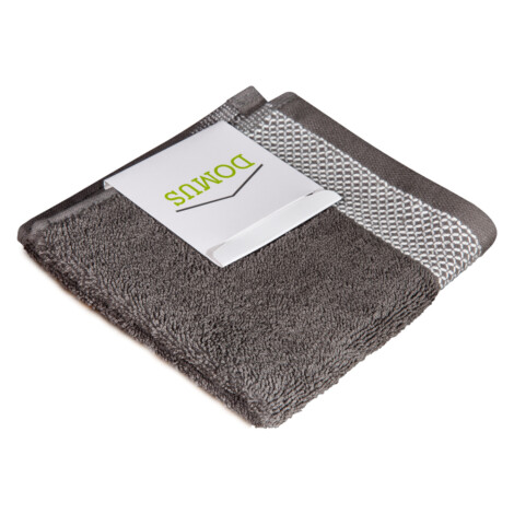 Face Towel 100% Cotton, 600GSM; (33x33)cm, Grey