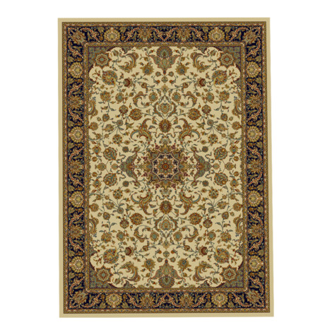 Oriental Weavers: Soft Line Bordered Floral Carpet Rug; (240×340)cm, Brown 1