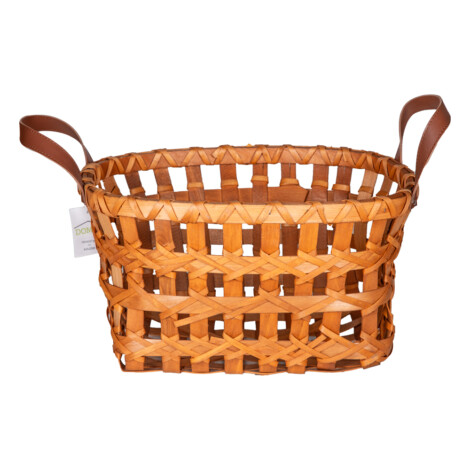 Domus: Oval Willow Basket; (38x28x20)cm, Large  1