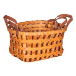 Domus: Oval Willow Basket; (38x28x20)cm, Large