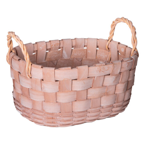 Domus: Oval Willow Basket; (36x28x17)cm, Large