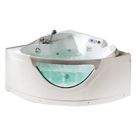 CRW Burgin: Massage Bath; (157x157x68)cm, White 1