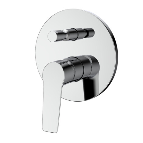 Nova HB: 4-Way Concealed Shower Mixer, Single Lever: Wall Type, Brass 1