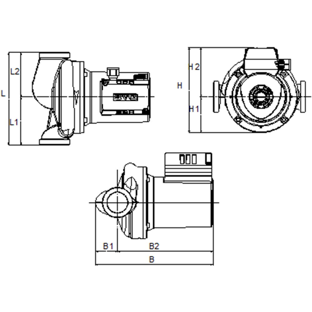 DAB-A: 110/180 M 230/50 three speed circulator pump