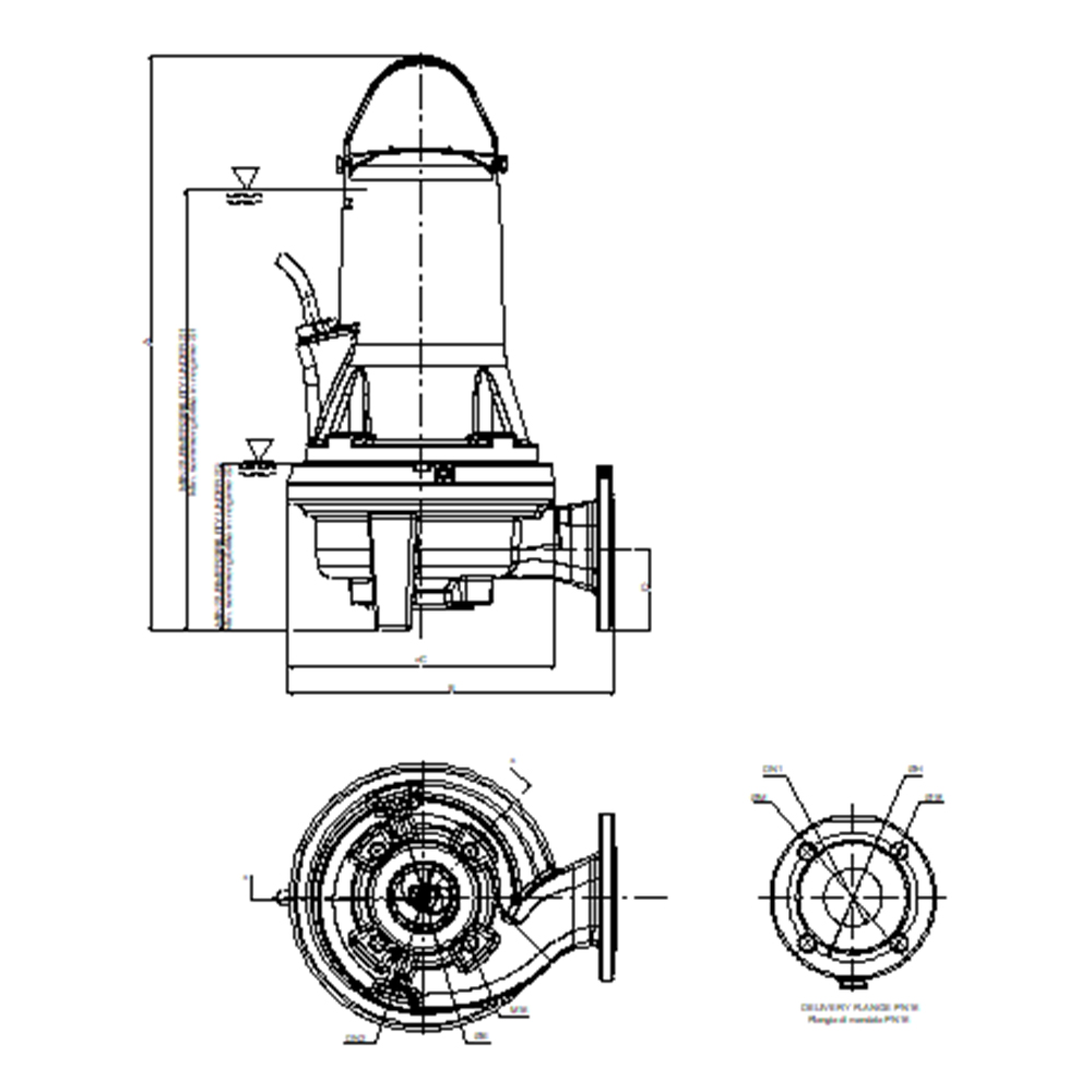 DAB-FKC: 65 30.2 T5 400DOL Single Vane Impeller For Waste Water And Sewage