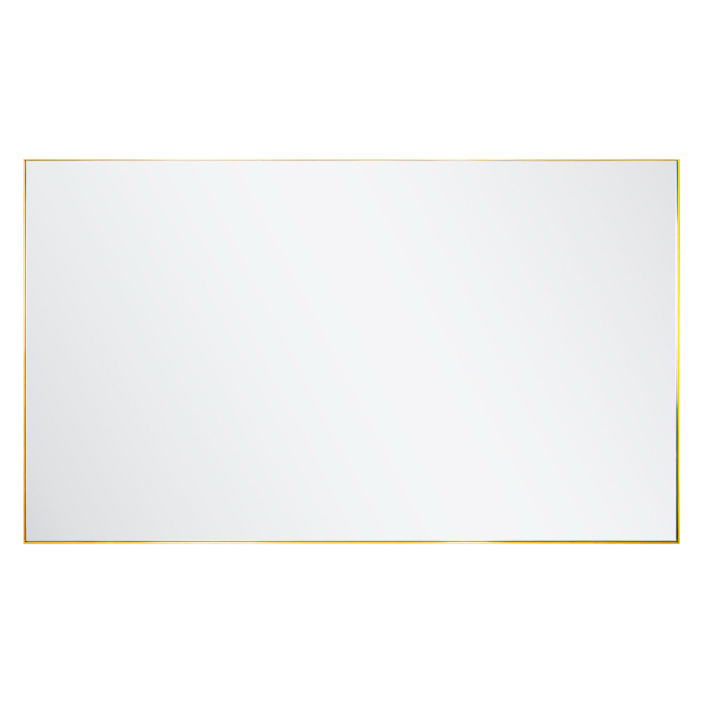 Mirror + Frame; (120×70)cm, Brushed Brass 1