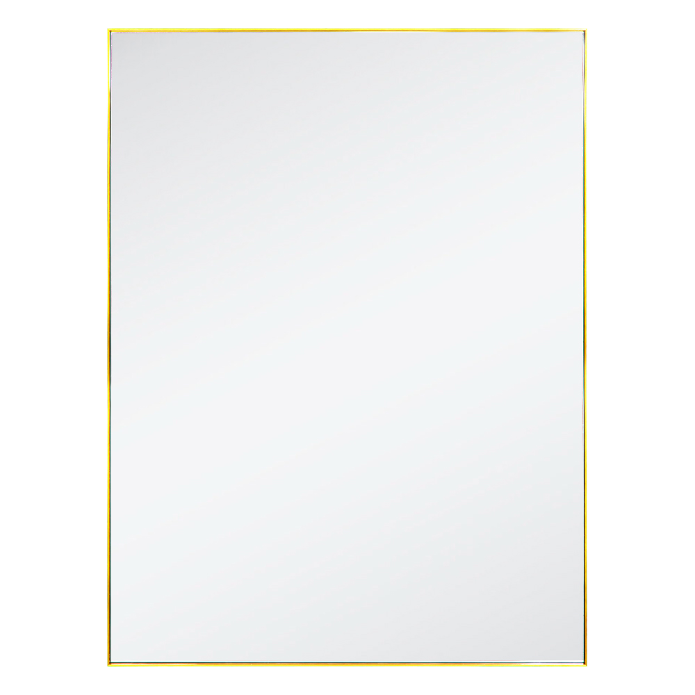 Mirror + Frame; (80×60)cm, Brushed Brass 1