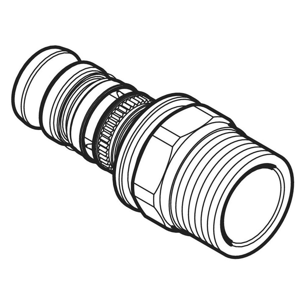 Geberit Mepla: Male Threaded Adapter; 26mm x R1/2''