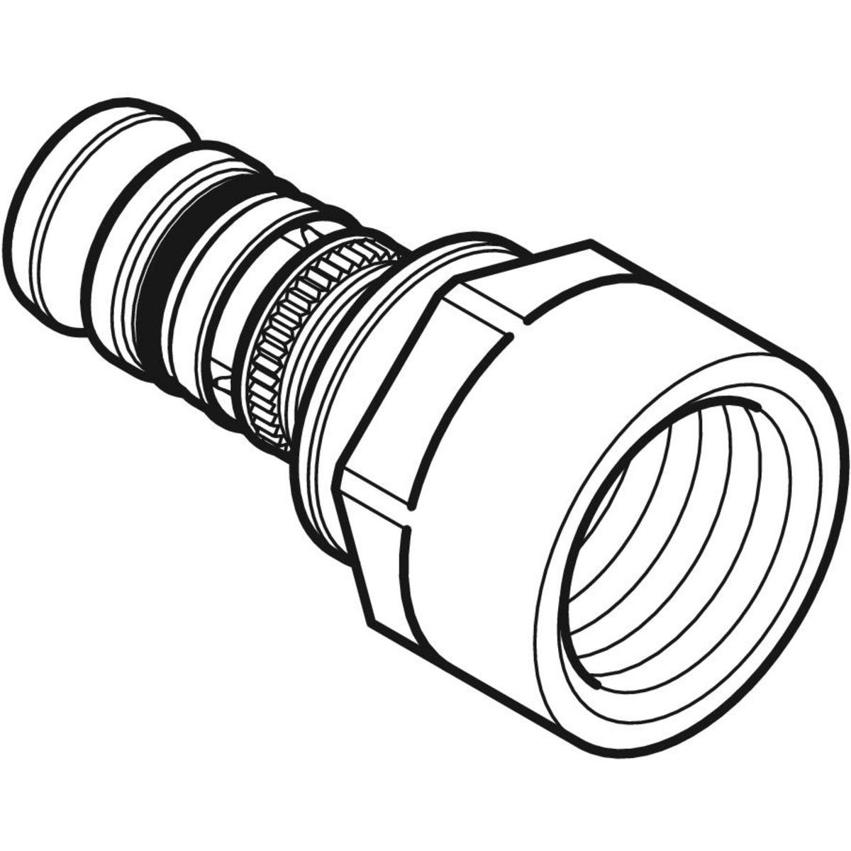 Geberit Mepla: Female Threaded Adapter; 32mm x R1''