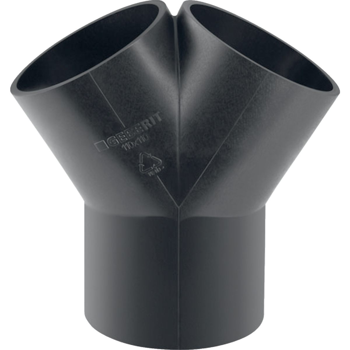 Geberit: HDPE Y Branch Fitting 2x30deg; (63×56)mm 1