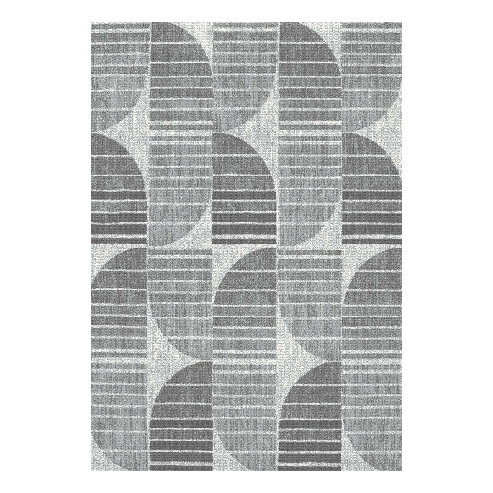 Cornelia 3600 Geometric Pattern Carpet Rug; (160×230)cm, Grey 1