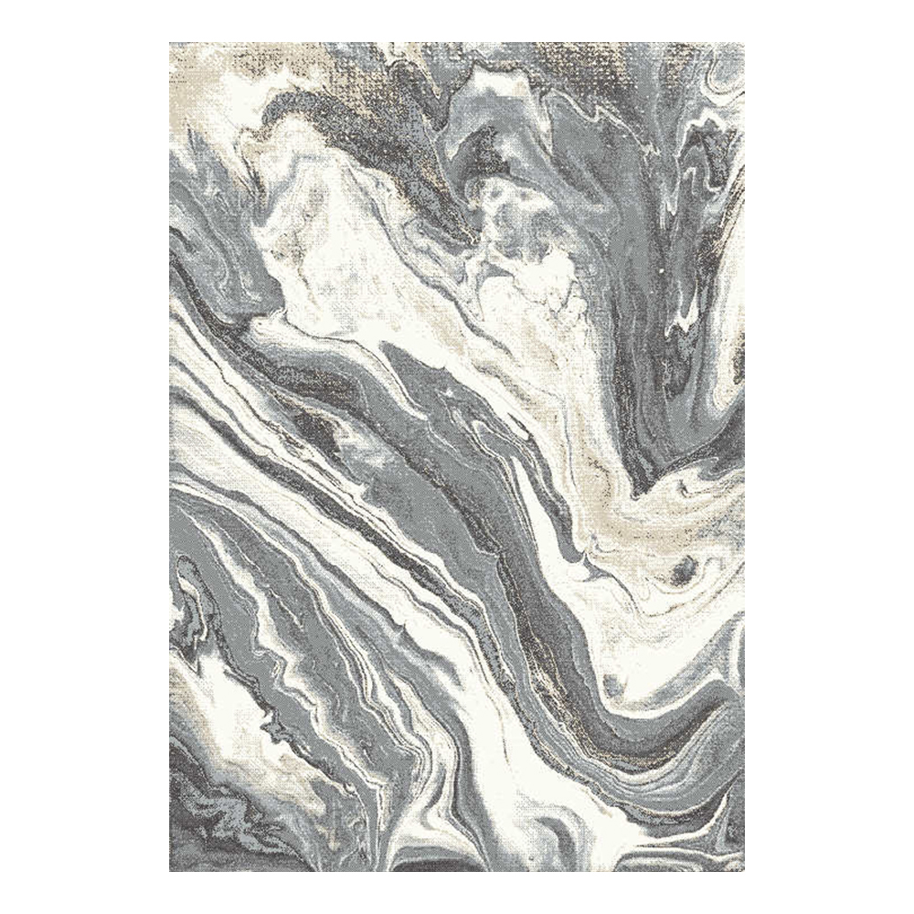 Cornelia 3600 Marble Pattern Carpet Rug; (160×230)cm, Grey 1