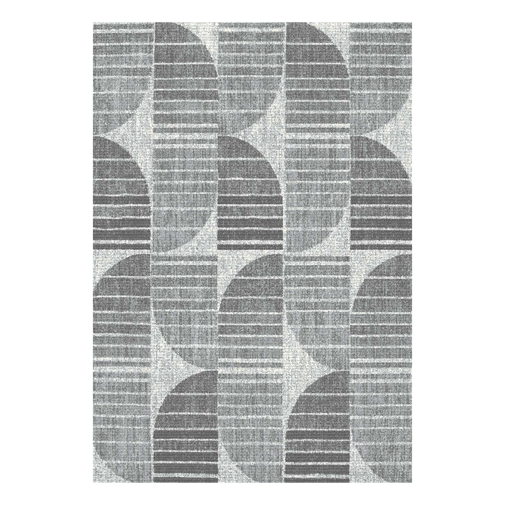 Cornelia 3600 Geometric Pattern Carpet Rug; (200×290)cm, Grey 1