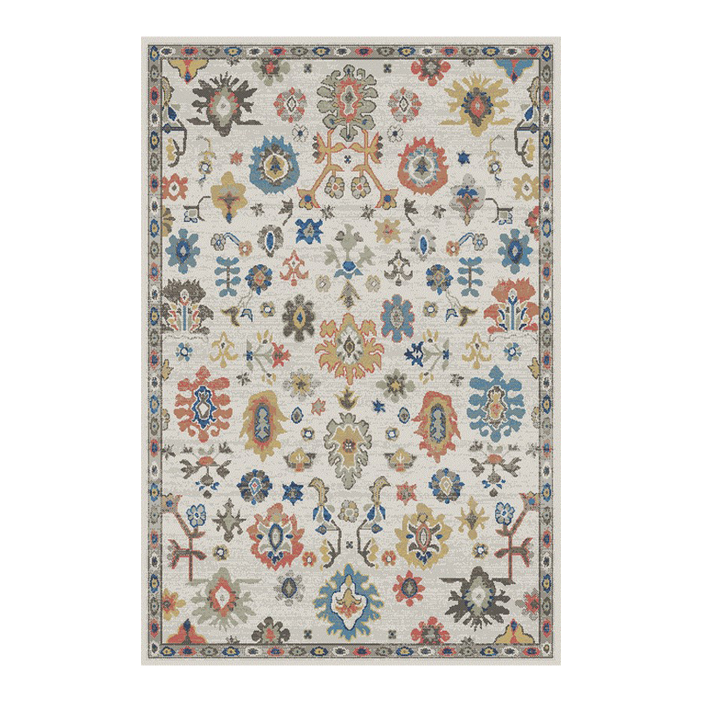 Oriental Weavers: Floral Traditional Super Lilihan Carpet Rug: (200×290)cm, Grey 1