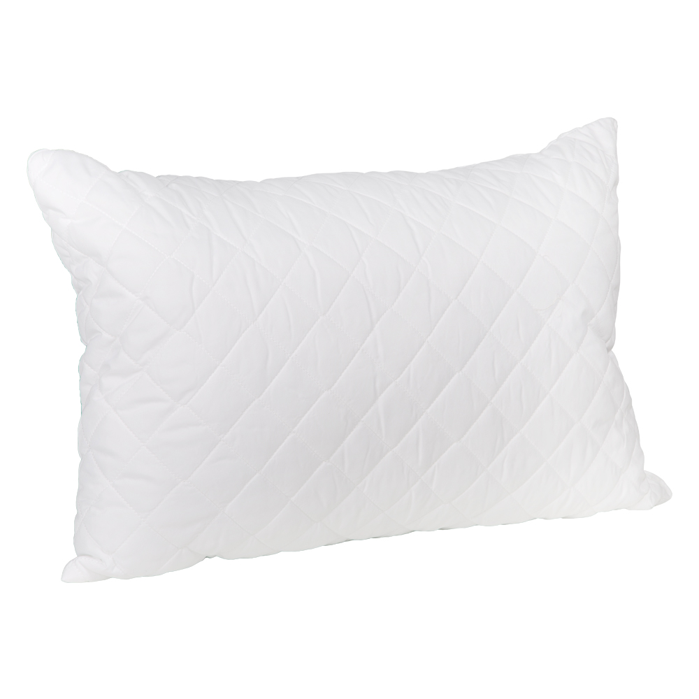 Quilted Microfiber Pillow-1000g: SuperSoft; (50x70))cm