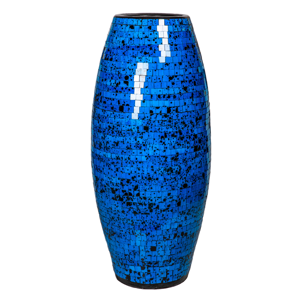 Decorative Vase; (38x80)cm, Blue