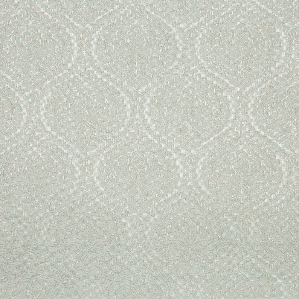 Laurena Jaipur Collection: Ddecor Damask Patterned Furnishing Fabric, 280cm, Silver/Cream 1