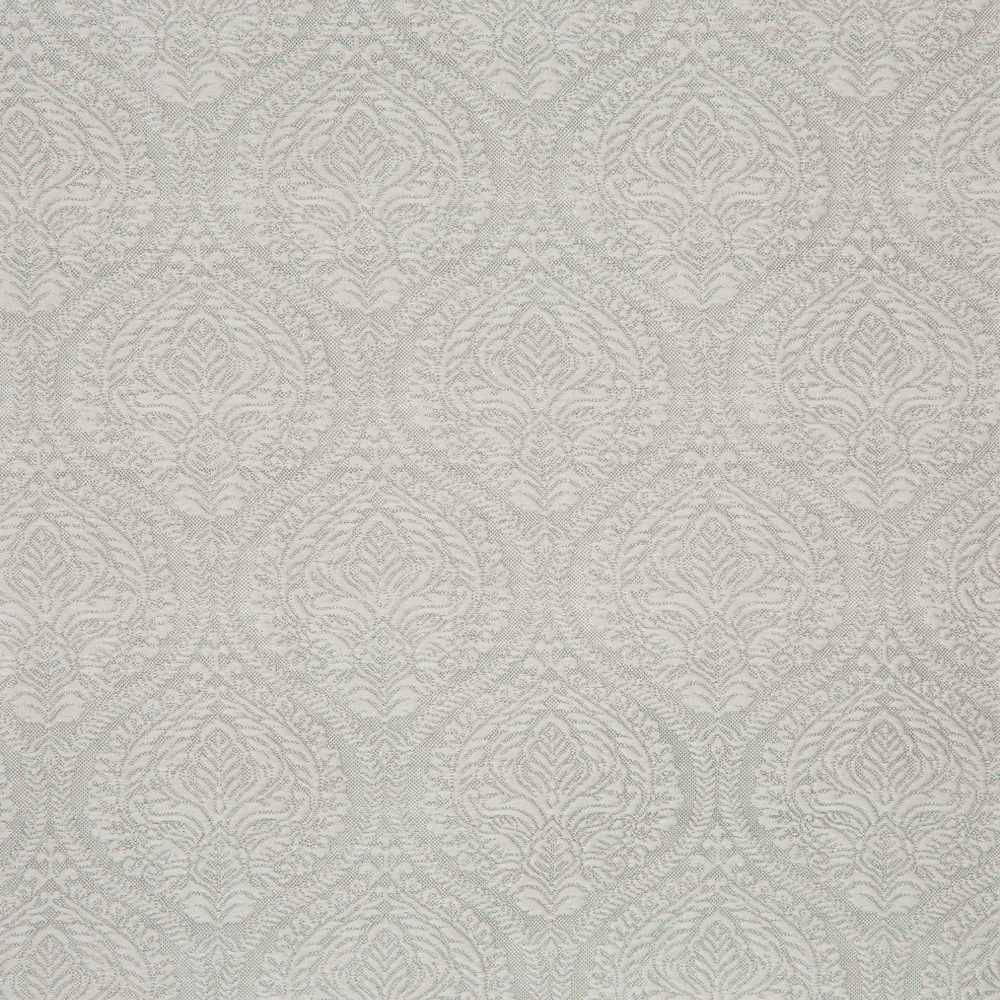 Laurena Jaipur Collection: Ddecor Damask Patterned Furnishing Fabric, 280cm, Silver/Grey 1