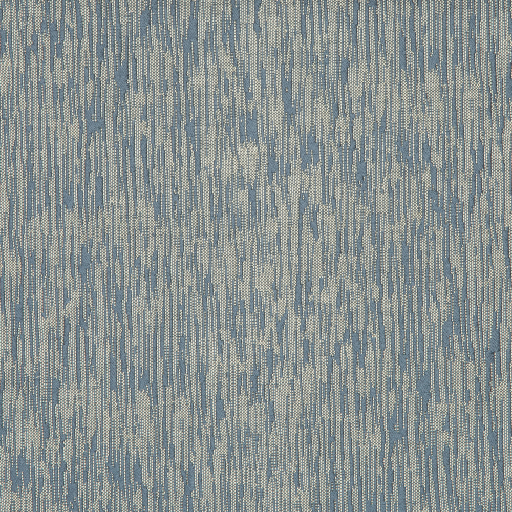 Laurena Jaipur Collection: Ddecor Textured Patterned Furnishing Fabric, 280cm, Blue/Beige 1