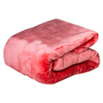 Domus: Microfiber Flannel Blanket; (150x220)cm, Dark Pink