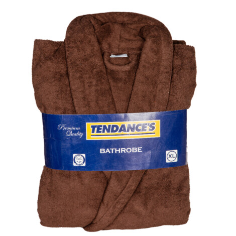 Bath Robe; Extra Large,1Pcs, Brown 1
