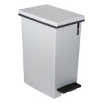 Saan Step Bin; 10Lts, Grey White/Dark Grey