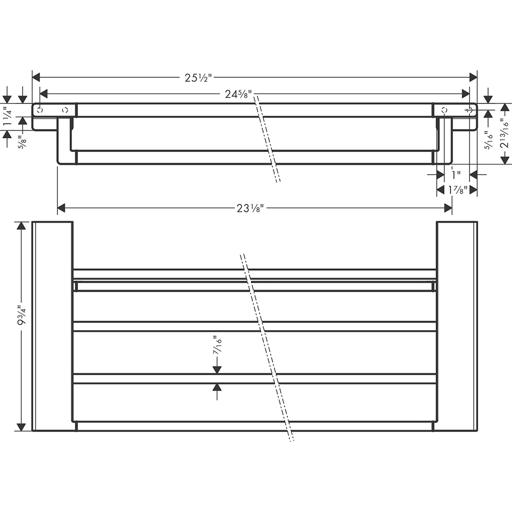 AddStoris: Towel Rack With Towel Holder, Chrome Plated