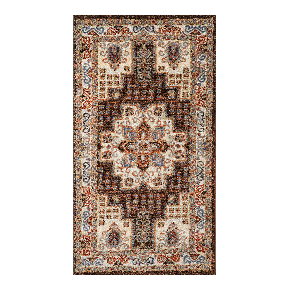 Oriental Weavers: Omnia Persian Carpet Rug; (80×150)cm, Cream Brown 1