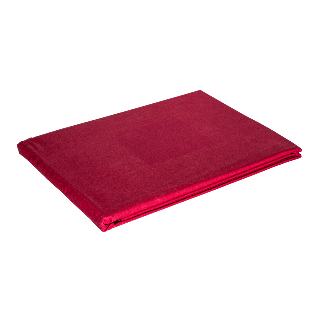 Domus: Duvet Cover: Single PC144-D Polycotton; (160×200)cm, Burgundy 1