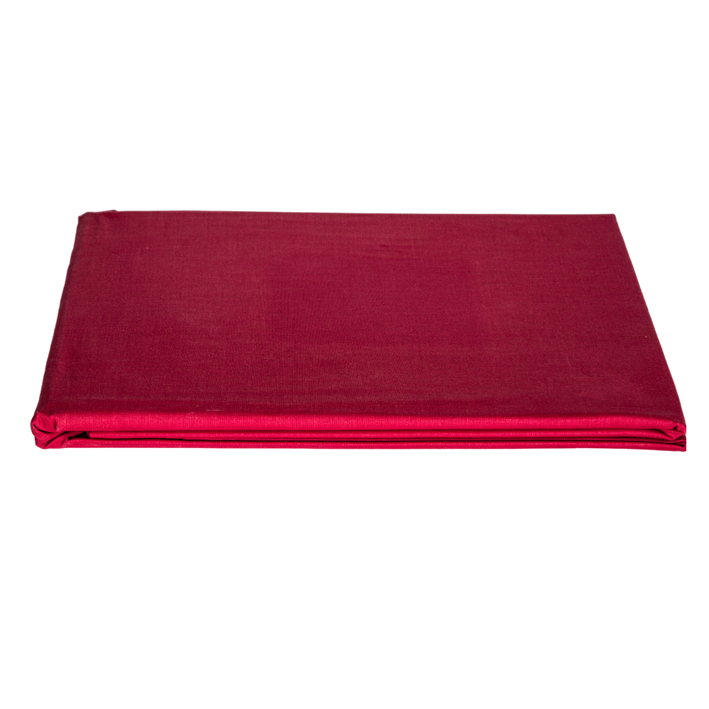 Domus: Duvet Cover: Single PC144-D Polycotton; (160x200)cm, Burgundy