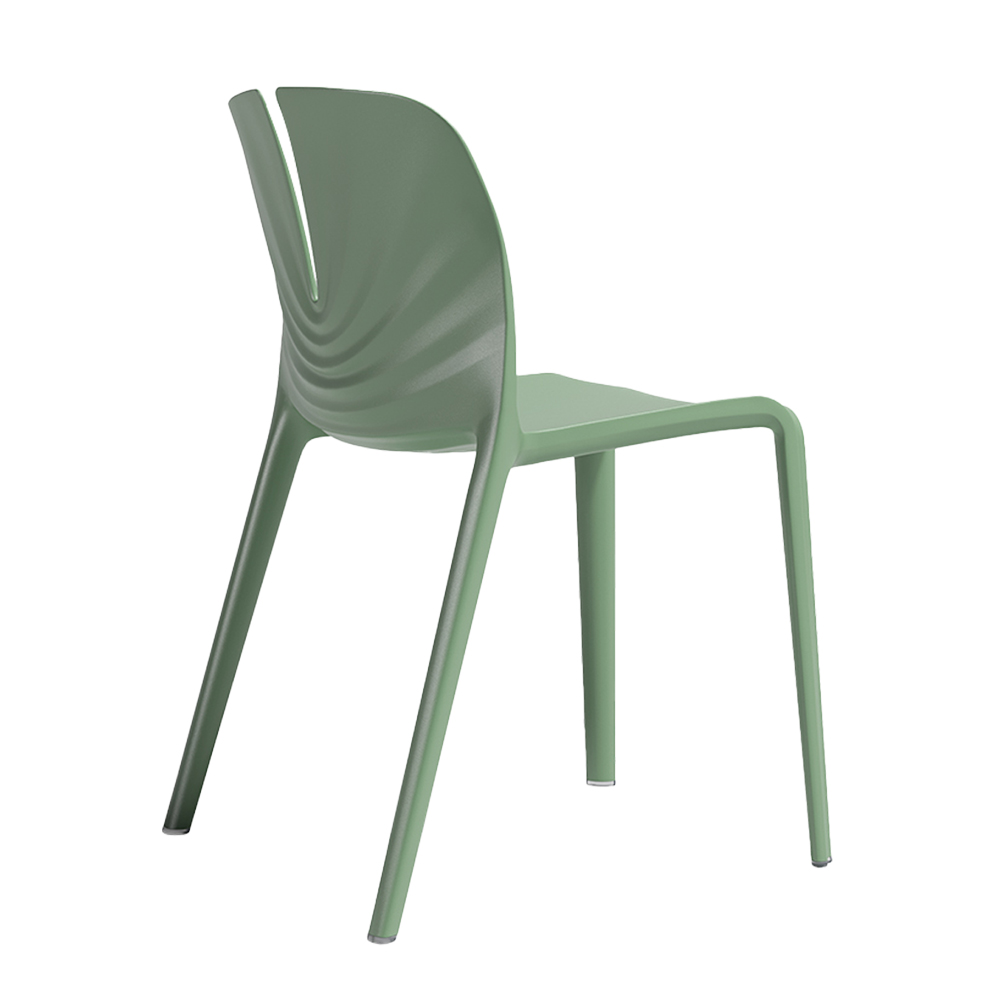 Outdoor Dining Chair; (50.4x53x76.5)cm, Morandi Green