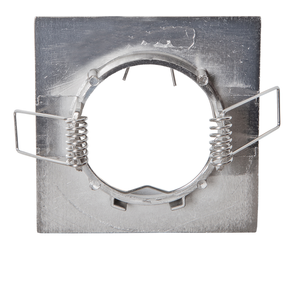 SYD9133-1-SC-F Square Fixed Satin Chrome Downlight, Chrome