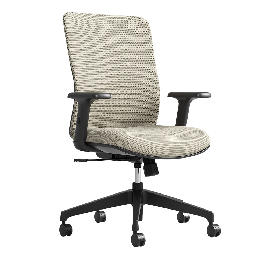 Fabric/Mesh Office Chair With Arm Rest 1