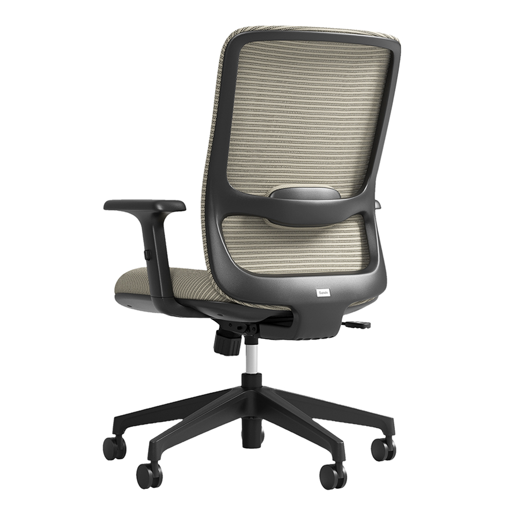 Fabric/Mesh Office Chair With Arm Rest