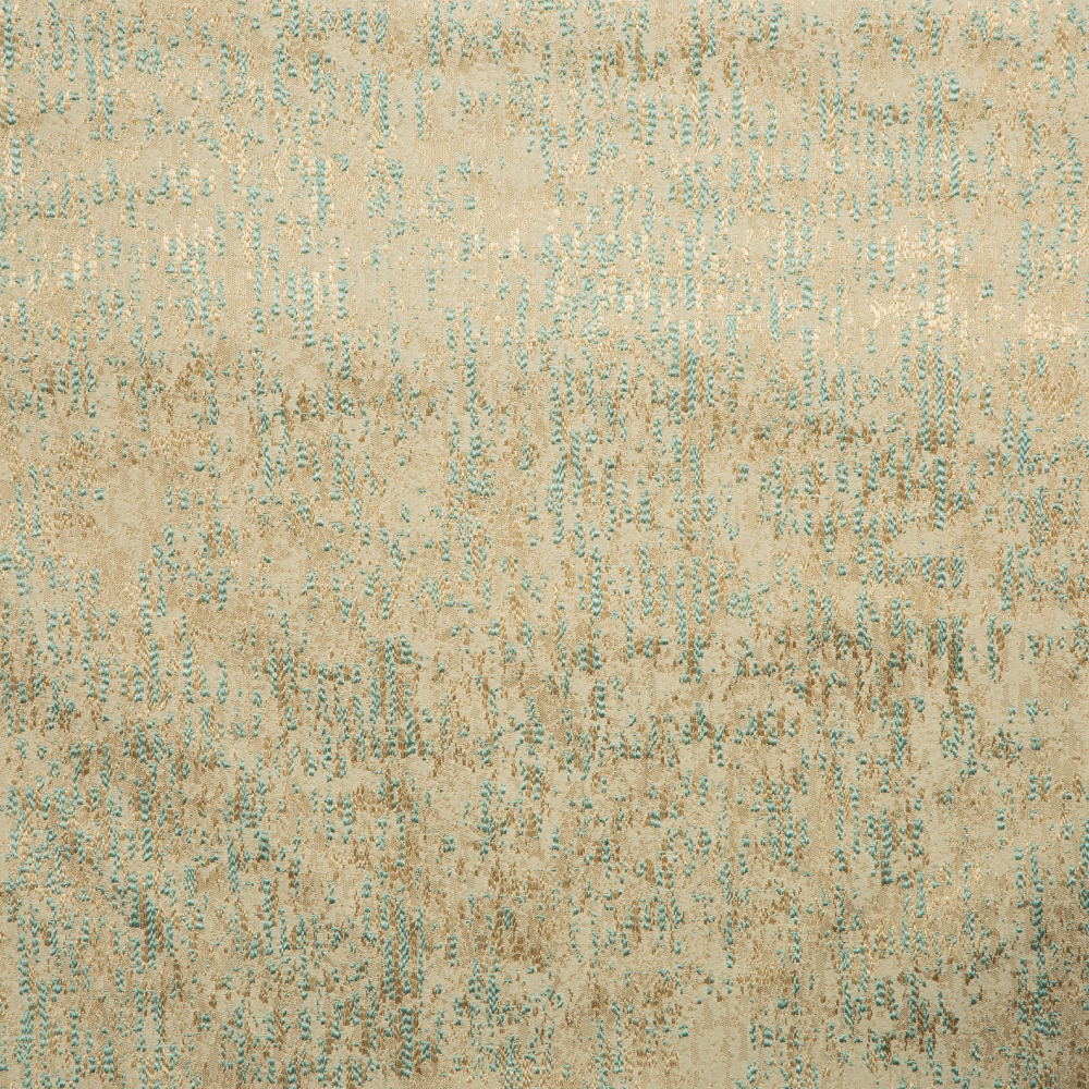 Castillo Collection: Polyester Textured Pattern Jacquard Fabric; 290cm, Blue/Beige 1