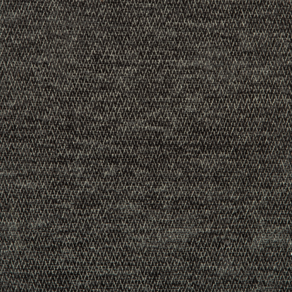 Upper Deck Collection: Plain Polyester Upholstery Fabric; 140cm, Grey/Black 1