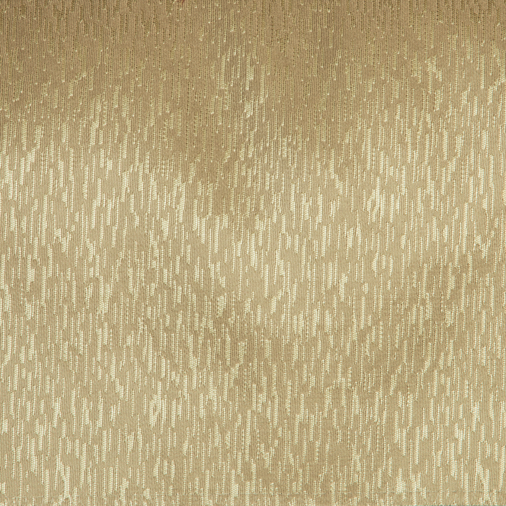 Fusion Collection: Textured Patterned Polyester Upholstery Fabric; 140cm, Tan Brown 1