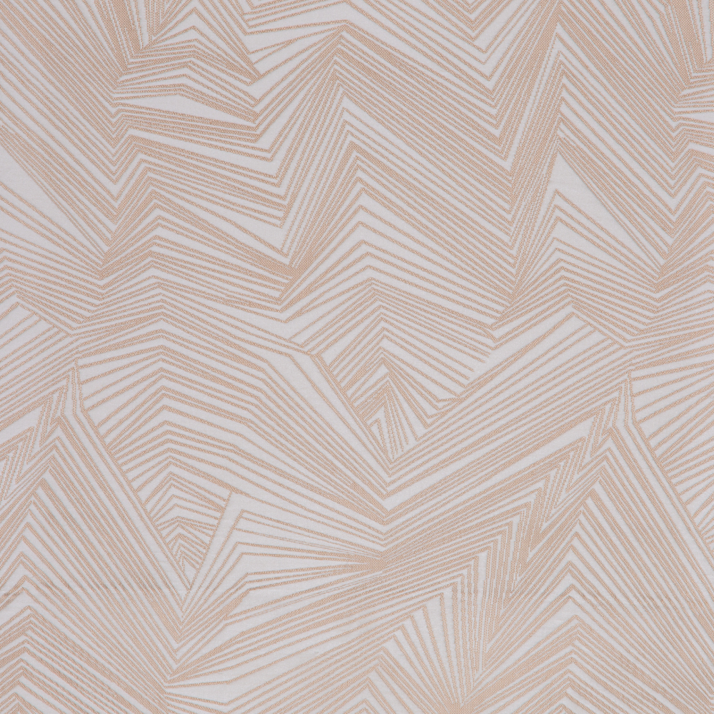 F-Laurena II Collection: DDecor Textured Abstract Stripped Furnishing Fabric; 280cm, Beige 1